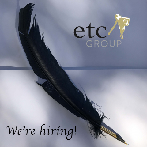 We're hiring! Image of feather pen